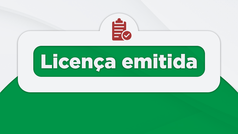 Licença emitida