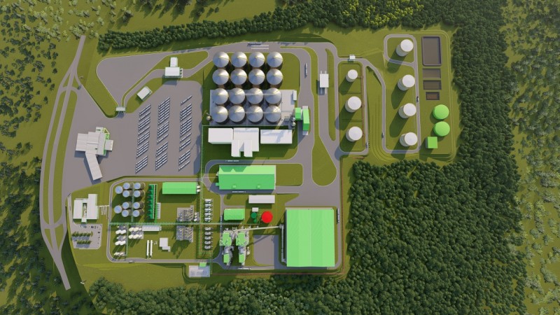Projeto da planta de etanol da Be8 em Passo Fundo