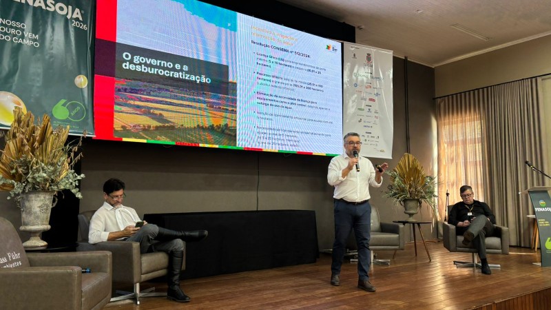 Irriga&ccedil;&atilde;o como Estrat&eacute;gia para o Desenvolvimento Sustent&aacute;vel do RS contou com a fala do secret&aacute;rio adjunto da Sema, Camardelli